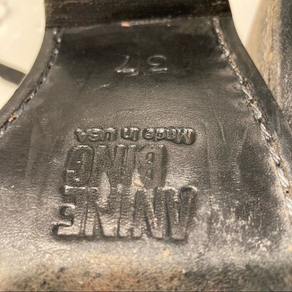 ANINE BING Sz 37 Western Style Suede  Stitches Toe Cap Booties - Picture 12 of 15